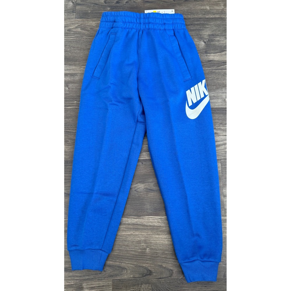 Nike Kids Sportswear Club Fleece Joggers Royal Blue Size Small swoosh